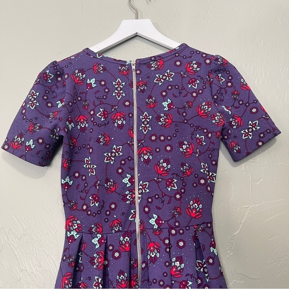LuLaRoe Amelia Purple Dress‎ Size xs pockets - Picture 11 of 14